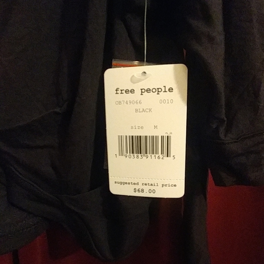 NWT Free People Wrap Key-Hole Blouse - Picture 3 of 5